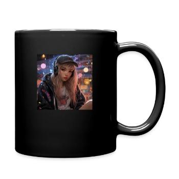 E-Girls Style: Trendiges Design für coole Outfits! - Tasse einfarbig - Schwarz - Rechts
