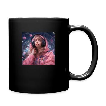 E-Girls Style: Trendiges Design für coole Outfits! - Tasse einfarbig - Schwarz - Rechts