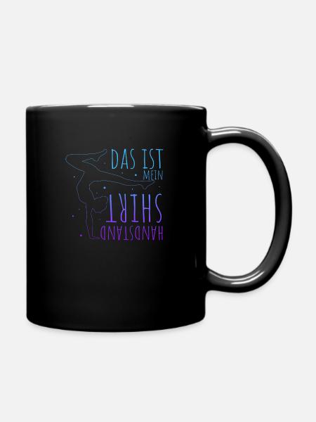 Das Ist Mein Handstand Shirt Trainer Sportverein T - Tasse einfarbig - Schwarz