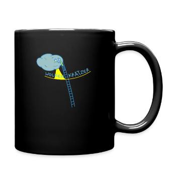 Hoffnung auf Sonne - Tasse einfarbig - Schwarz - Rechts