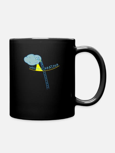 Hoffnung auf Sonne - Tasse einfarbig - Schwarz