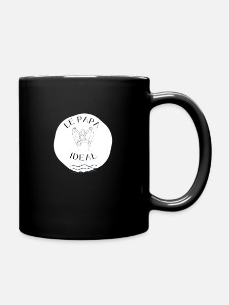 Le papa idéal cadeau anniversaire - Mug uni - noir