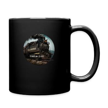 Train Life : Le train de l'histoire - Mug uni - noir - Droite