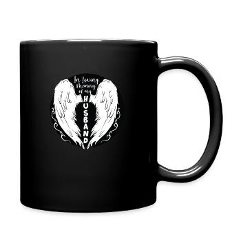 In Loving MemoryOf My Husband - Tasse einfarbig - Schwarz - Rechts
