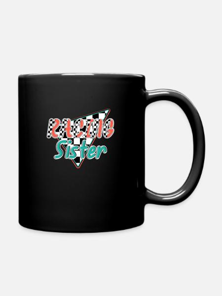 racing sister - Full Colour Mug - black