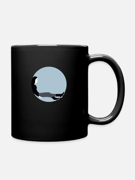 Blase - Tasse einfarbig - Schwarz