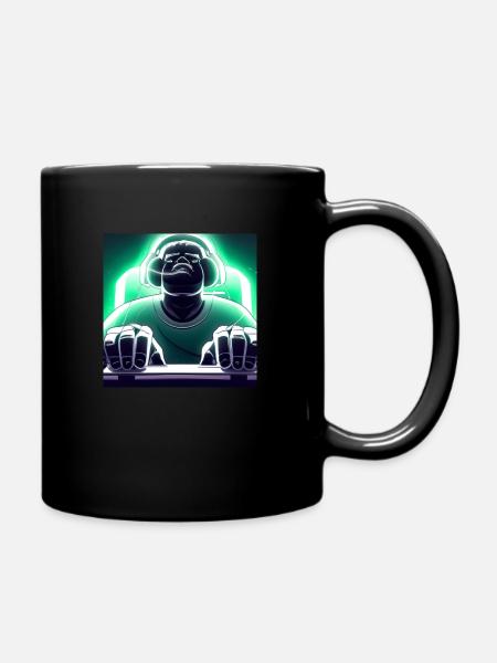 Computer zombie - Full Colour Mug - black
