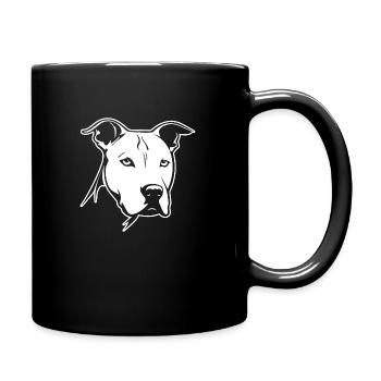 Pitbull - Mug uni - noir - Droite