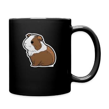 Guinea pig magic - Full Colour Mug - black - Right