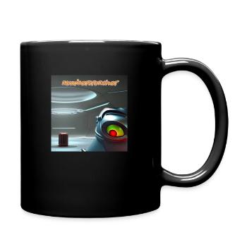 Numbercruncher - Ordinateur pour d’énormes quantités de données - Mug uni - noir - Droite