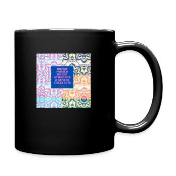 helps you feel great - Full Colour Mug - black - Right
