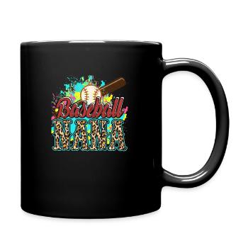 Baseball Nana - Full Colour Mug - black - Right