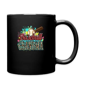 Baseball Grandma - Full Colour Mug - black - Right