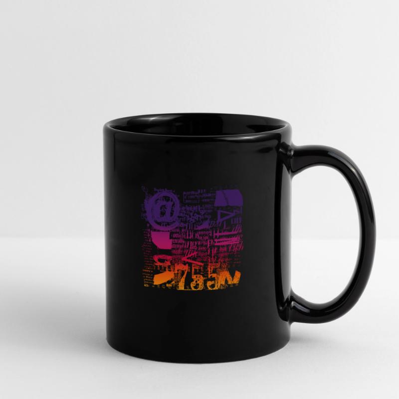 Newspaper Clips Scrapbook Magazines Alphabet Code Full Colour Mug