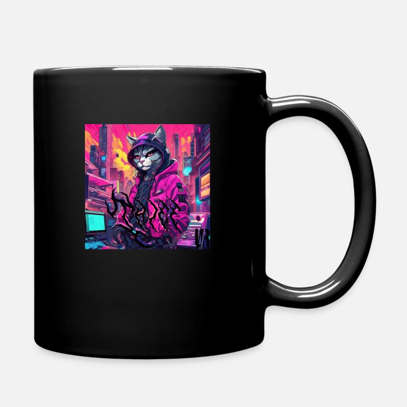 SyntchCat Thief 2 - Tasse einfarbig - Schwarz