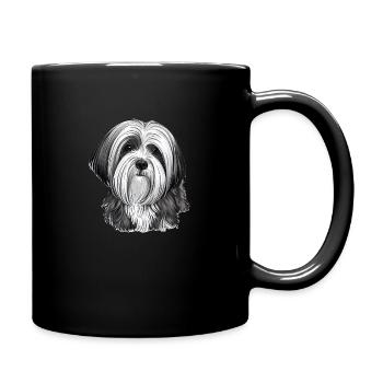 Havaneser dog doglover hunderasse hunde liebhaber - Tasse einfarbig - Schwarz - Rechts