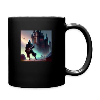 Grim rocker - Full Colour Mug - black - Right