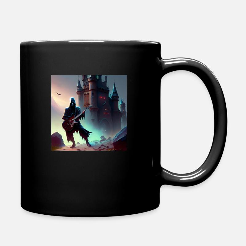 Grim rocker - Full Colour Mug - black