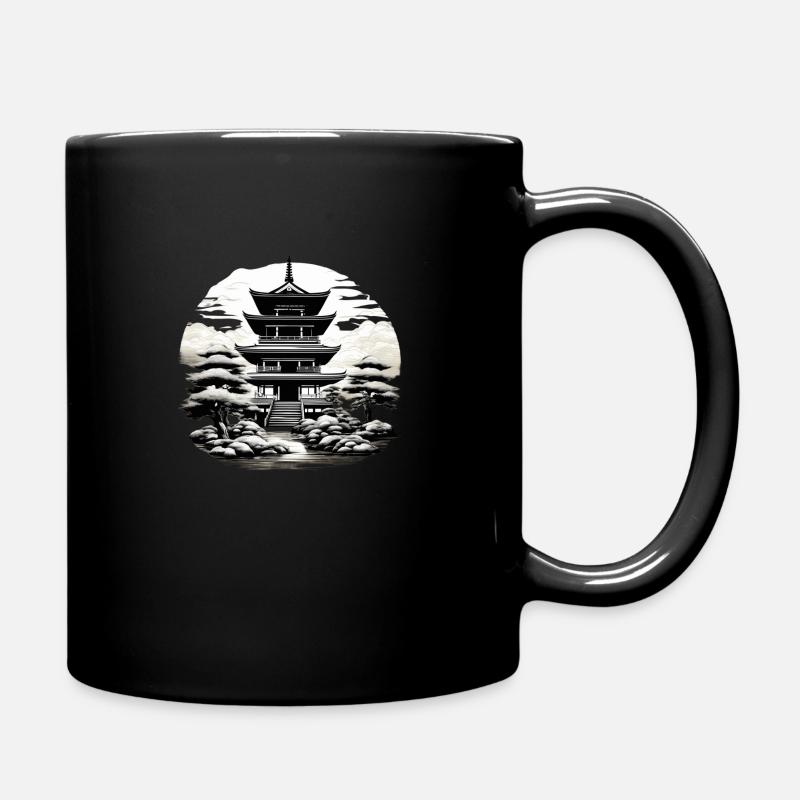 Temple japonais - Mug uni - noir