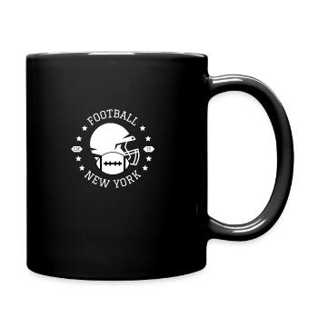 Football New York -white print - Full Colour Mug - black - Right