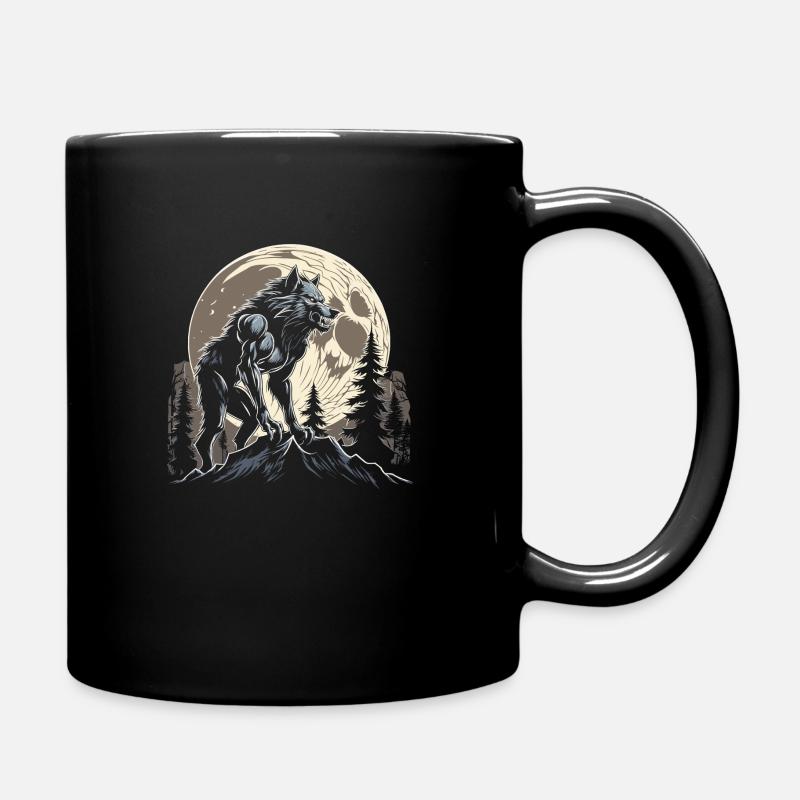 Werwolf - Tasse einfarbig - Schwarz