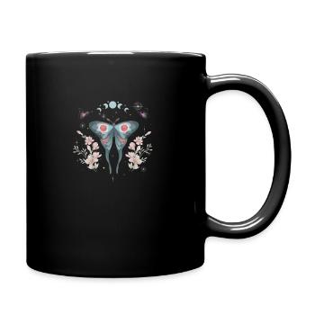 Magic Moon Butterfly - Full Colour Mug - black - Right