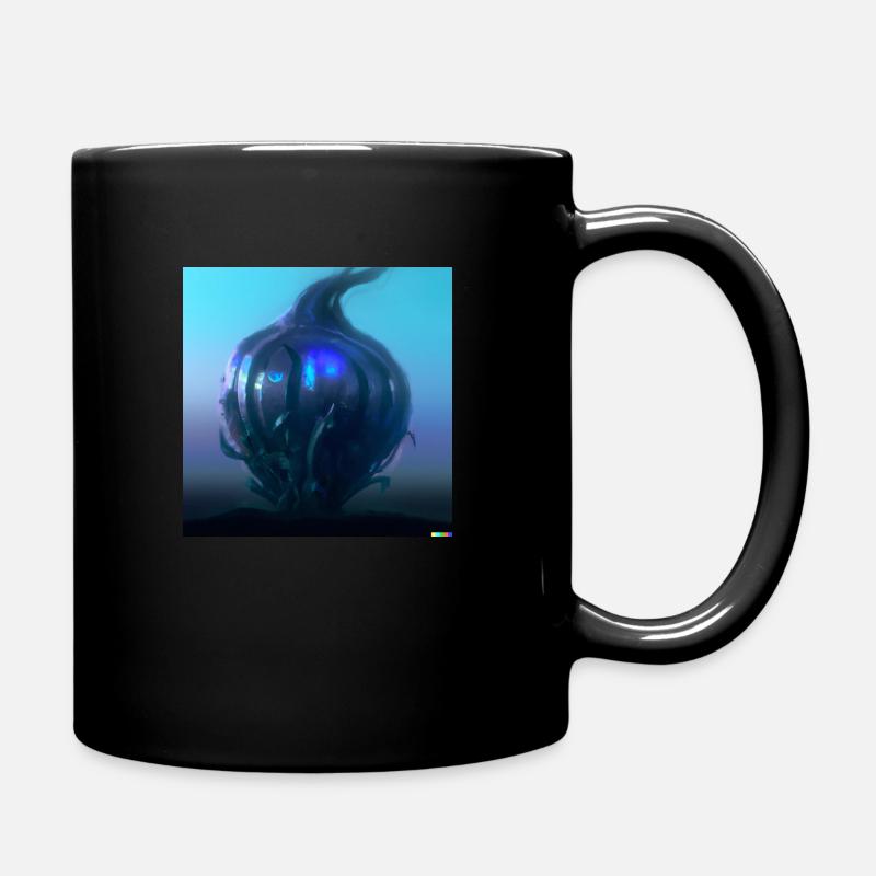 Space Onion 2 - Tasse einfarbig - Schwarz