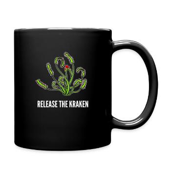 Idée cadeau de plante carnivore Sundew - Mug uni - noir - Droite