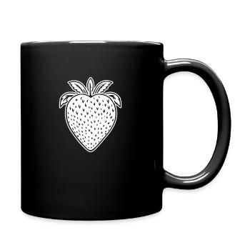 Fraise Fruit Fruit - Mug uni - noir - Droite
