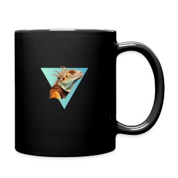 Raptiloid green - Tasse einfarbig - Schwarz - Rechts