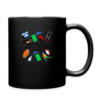 Rugby Passion: Cadeau de la Fierté - Mug uni - noir - Droite