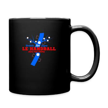 Handball Passion : Dribble, Tire, Gagne ! - Mug uni - noir - Droite