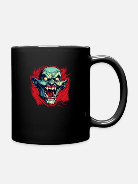Vampir - Tasse einfarbig - Schwarz