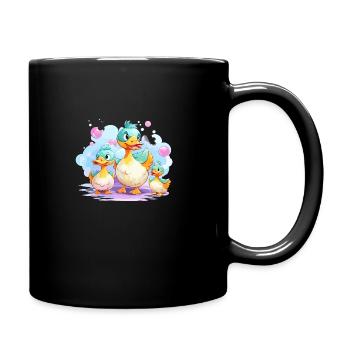 Amour de canard - Mug uni - noir - Droite