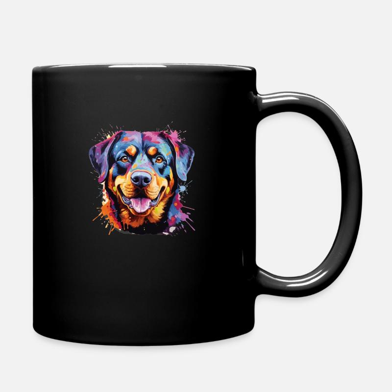 mignon Rottweiler - Mug uni - noir