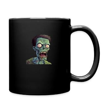 Zombie Cartoon - Full Colour Mug - black - Right
