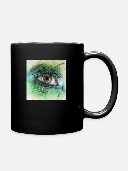 look at me - Tasse einfarbig - Schwarz