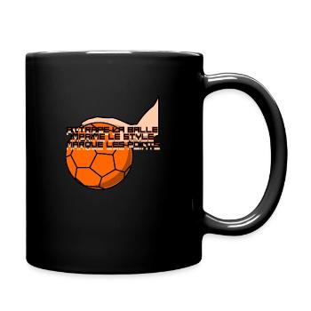 Le Cadeau Parfait : Handball Style! - Mug uni - noir - Droite