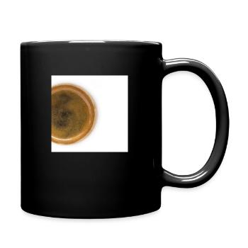 Background coffe - Full Colour Mug - black - Right