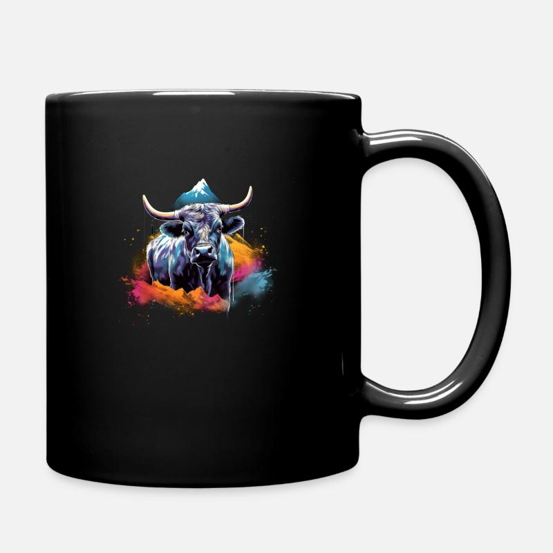Eringer, vache d'hérens suisse - Mug uni - noir