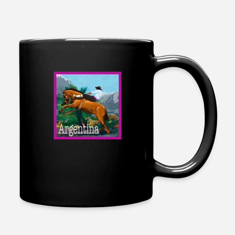 Argentina - Full Colour Mug - black