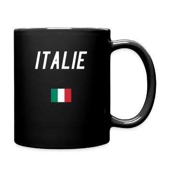 italie - Mug uni - noir - Droite