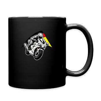 Moto Aventure Allemagne Motocyclisme - Mug uni - noir - Droite