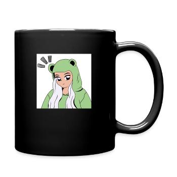 I don`t know - Tasse einfarbig - Schwarz - Rechts