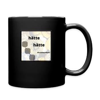 Bitcoin Blockchain Blockchainkette Hätte Hätte - Tasse einfarbig - Schwarz - Rechts