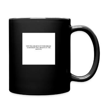 TOUT LE MONDE CROIRA AUX RÉSULTATS - Mug uni - noir - Droite