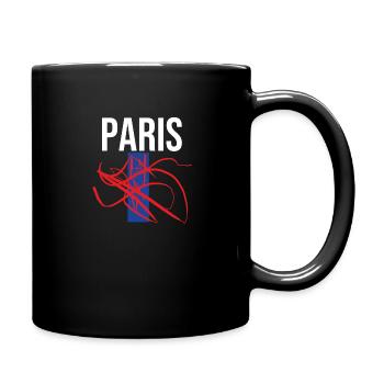 Le t-shirt créatif P.A.R.I.S. - Mug uni - noir - Droite