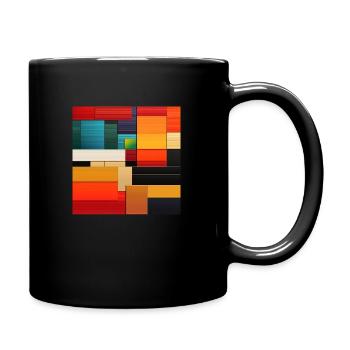 kunst - Tasse einfarbig - Schwarz - Rechts