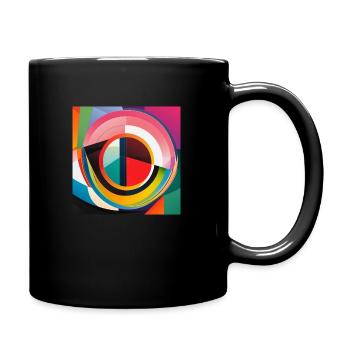 kunst - Tasse einfarbig - Schwarz - Rechts