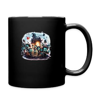 Monster Mega Party - Full Colour Mug - black - Right